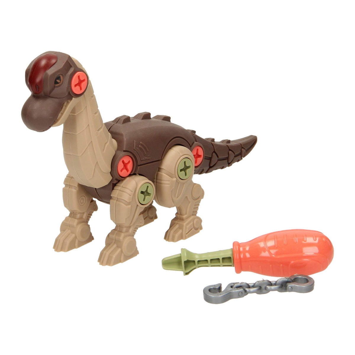 Schroef dino in kooi