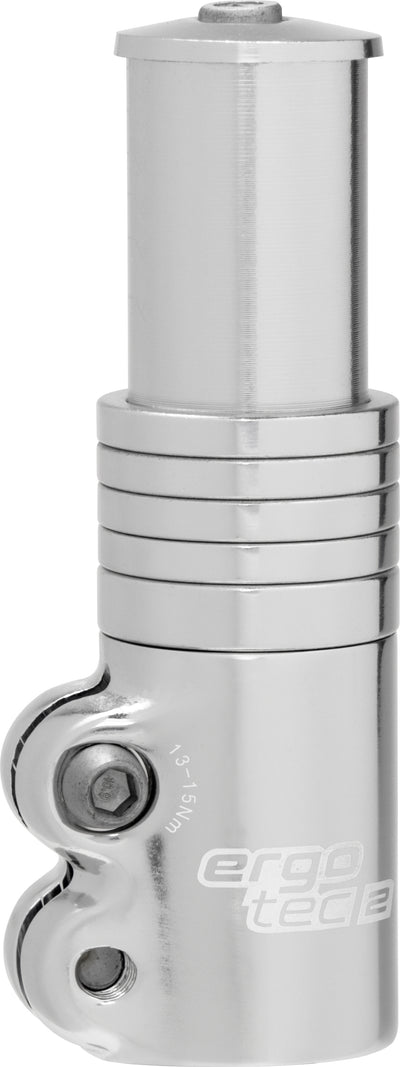 Stuurpen verlenger Ergotec Ahead 3 - 1-1 8 AL6061 T6 - zilver
