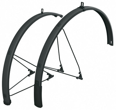 Sks spatbordset bluemels style 28 75mm zwart