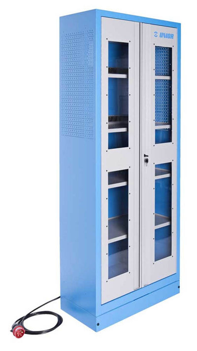 Unior grs kast werkplaats oplaadpunt bl gry