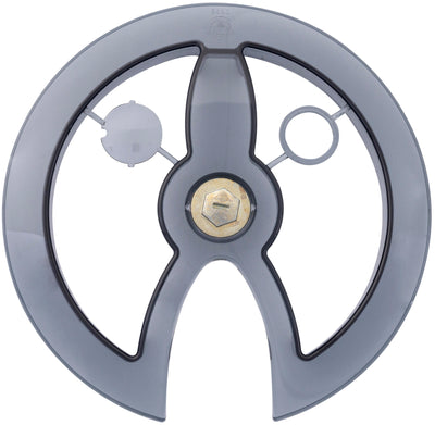 Hebie kettingbescherming 0323 e5 chain guard disc 0323 black transp.