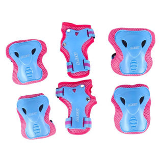 Alert sport skate beschermset kinderen 3 delig (maat s) roze | 2 stuks