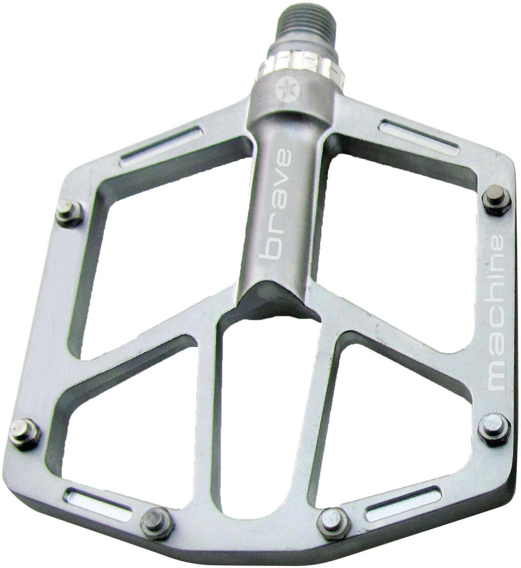 Brave pedaal superthin platform pedal superthin silver