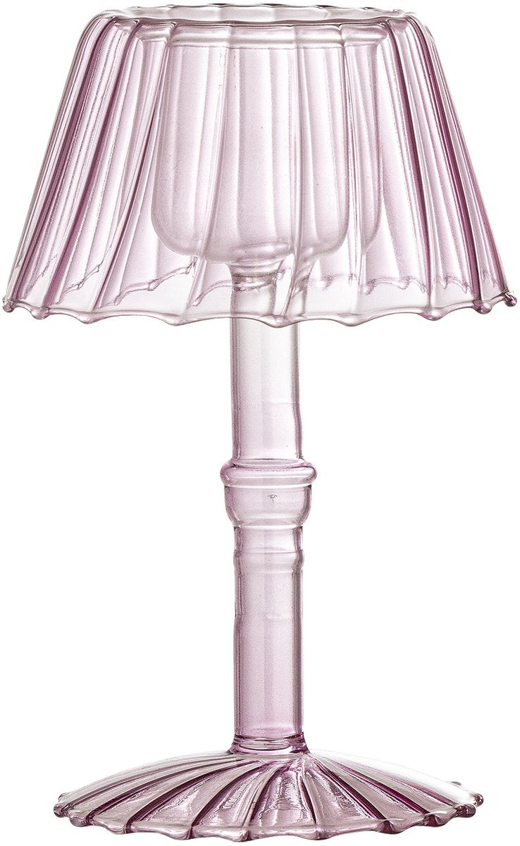 Bloomingville cisco votief - rose - glas