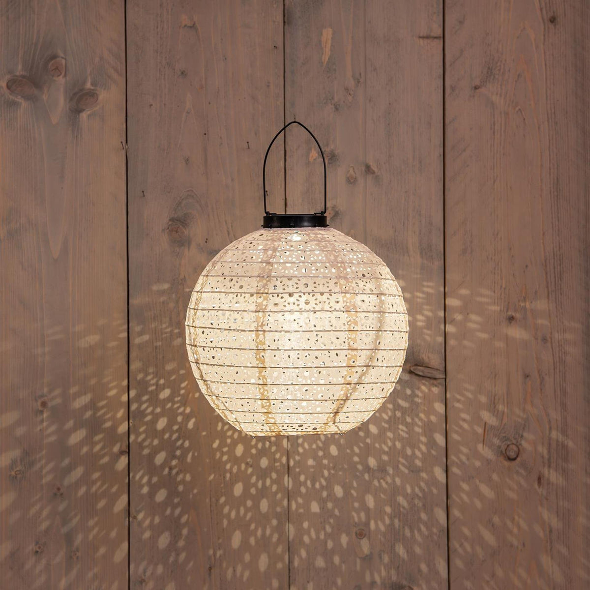 Anna's collection solar lampion marrakesh zand 25cm