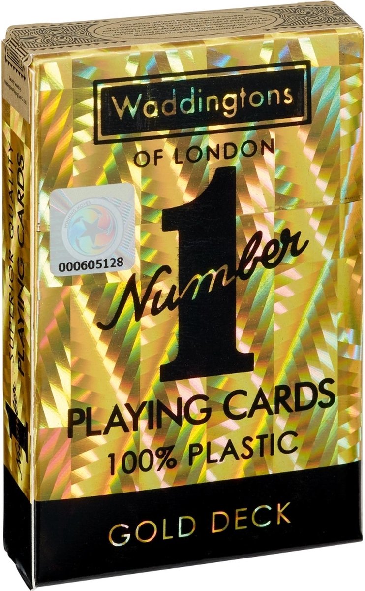 Winning moves playing cards gold