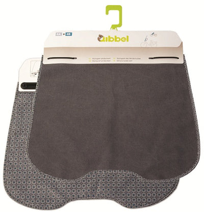 Qibbel stylingset windscherm canvas - elements faded blue