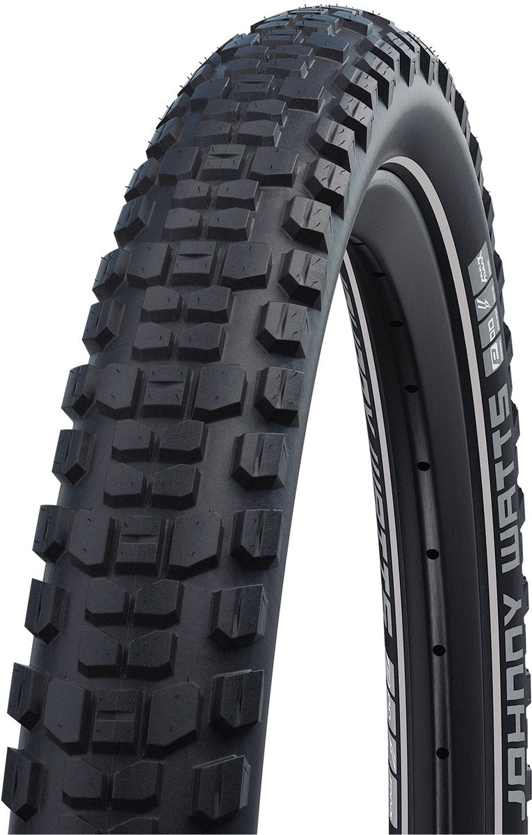 Schwalbe johnny watts lr - wired - addix - performance - 27.5x2.60 - black + reflex
