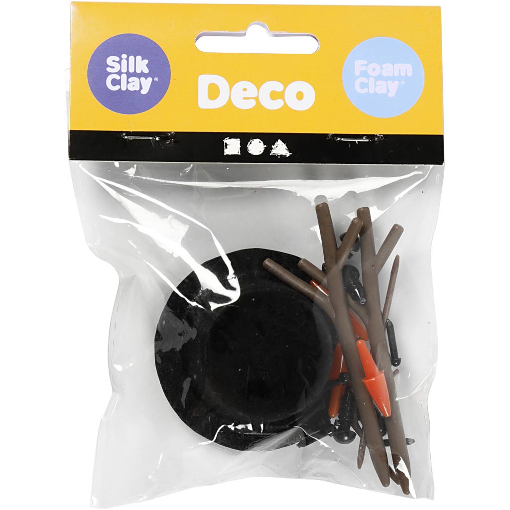 Silk clay sneeuwpopdecoratie 2,3-7 cm