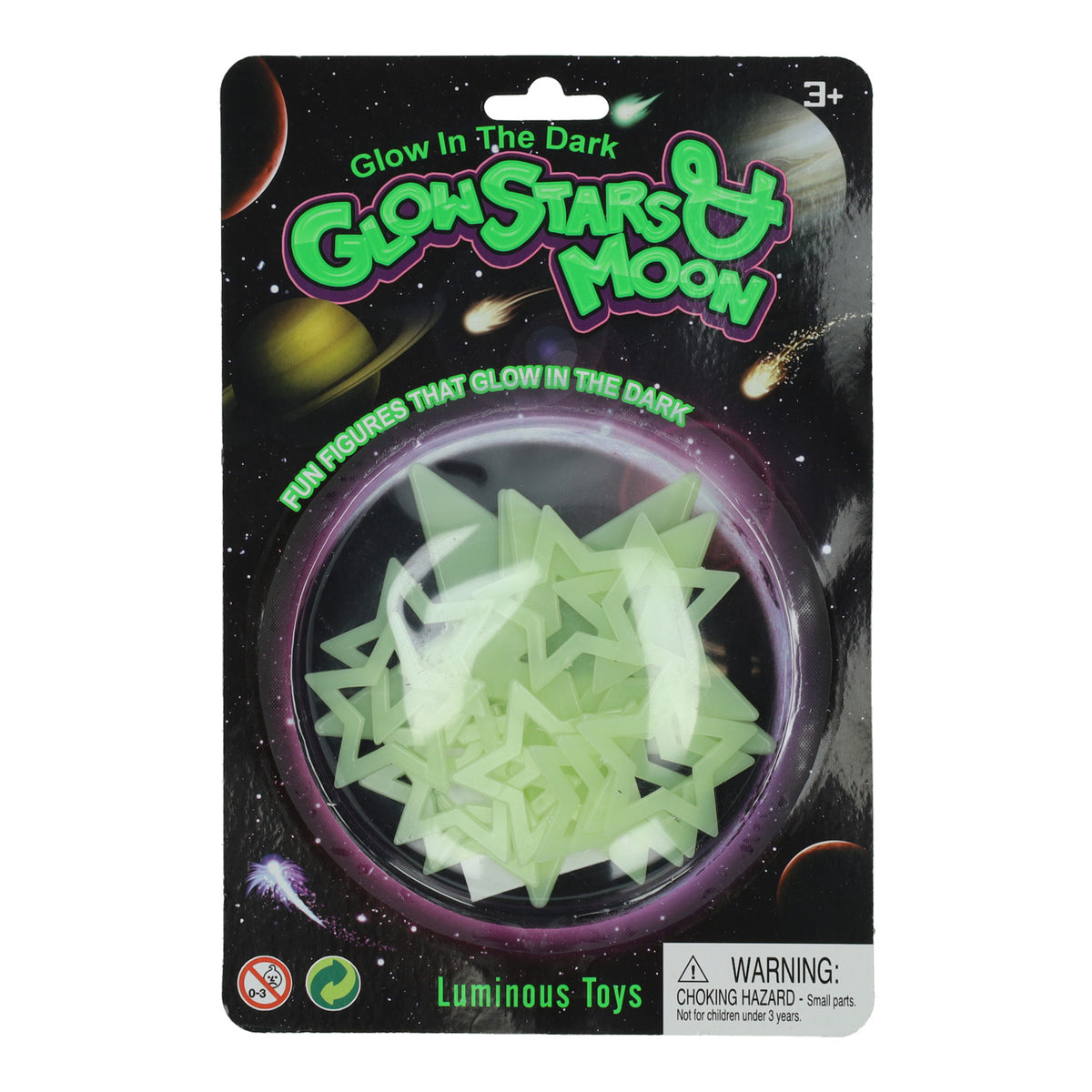 Glow in the dark zonnestelsel
