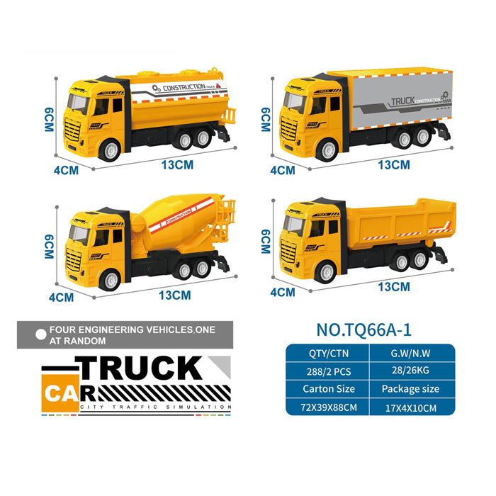 Werkvoertuig truck geel