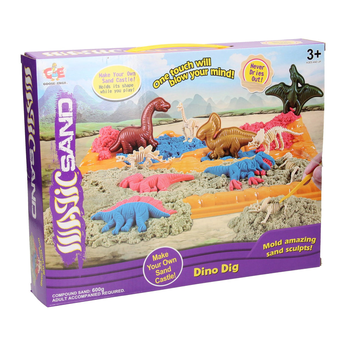 speelzandset groot dinosaurus