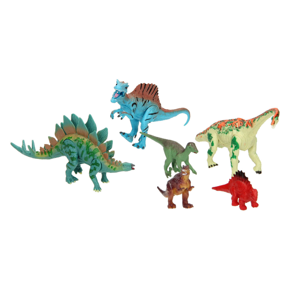 Luxe dino speelset, 6dlg.