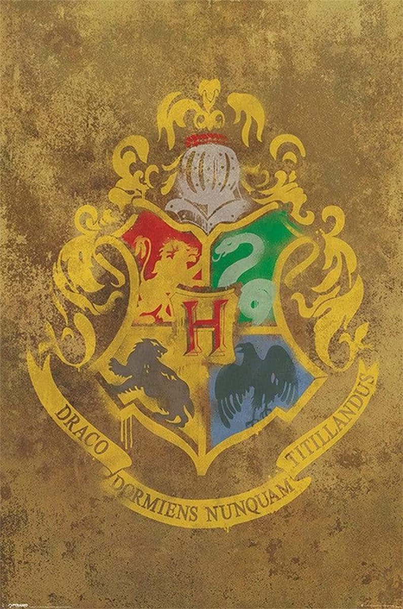 Harry potter hogwarts crest poster 61x91.5cm