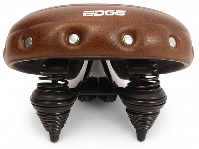Edge fietszadel urban xl wave - bruin