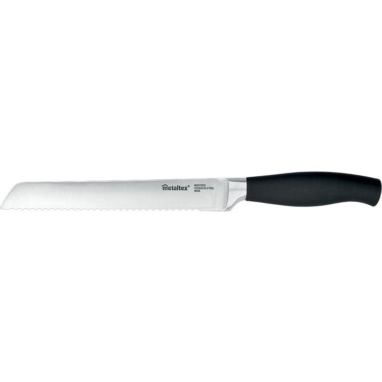 Metaltex comfort broodmes 33 cm zwart rvs