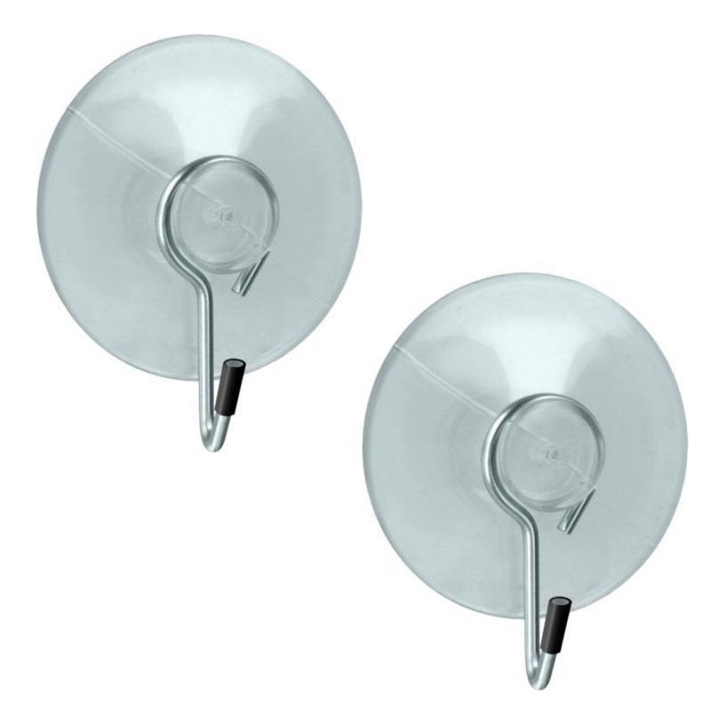 Metaltex haken met zuignap 2 stuks