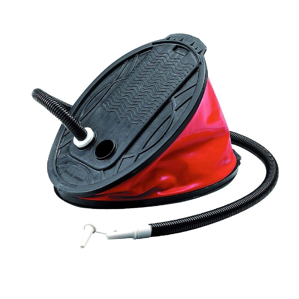 Bellows voetpomp 5l zwart rood