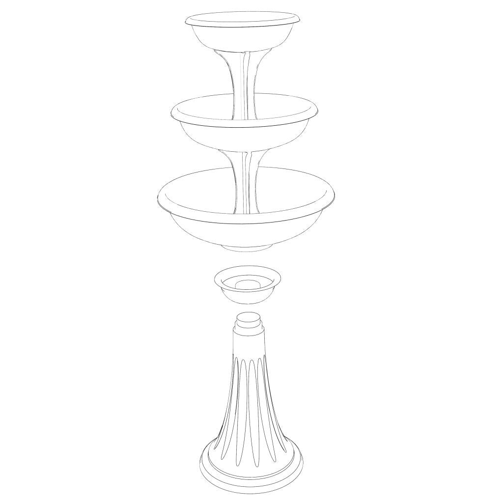 Bama trevy fioriera plantenbak 50x114 cm antraciet