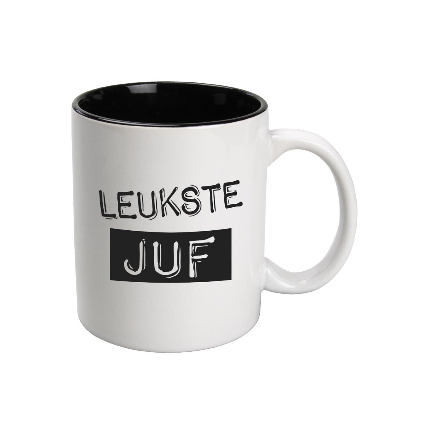 Paperdreams zwart wit mug - jufr - keramiek 400ml