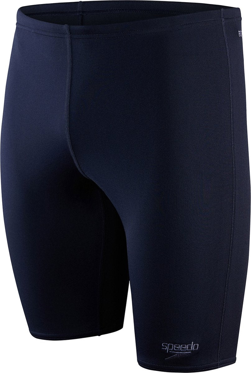 Speedo endurance+ v-cut jammer heren - strakke zwembroek heren - chloorbestendige zwembroek mannen - kleurvaste sportzwembroek heren - marine - l