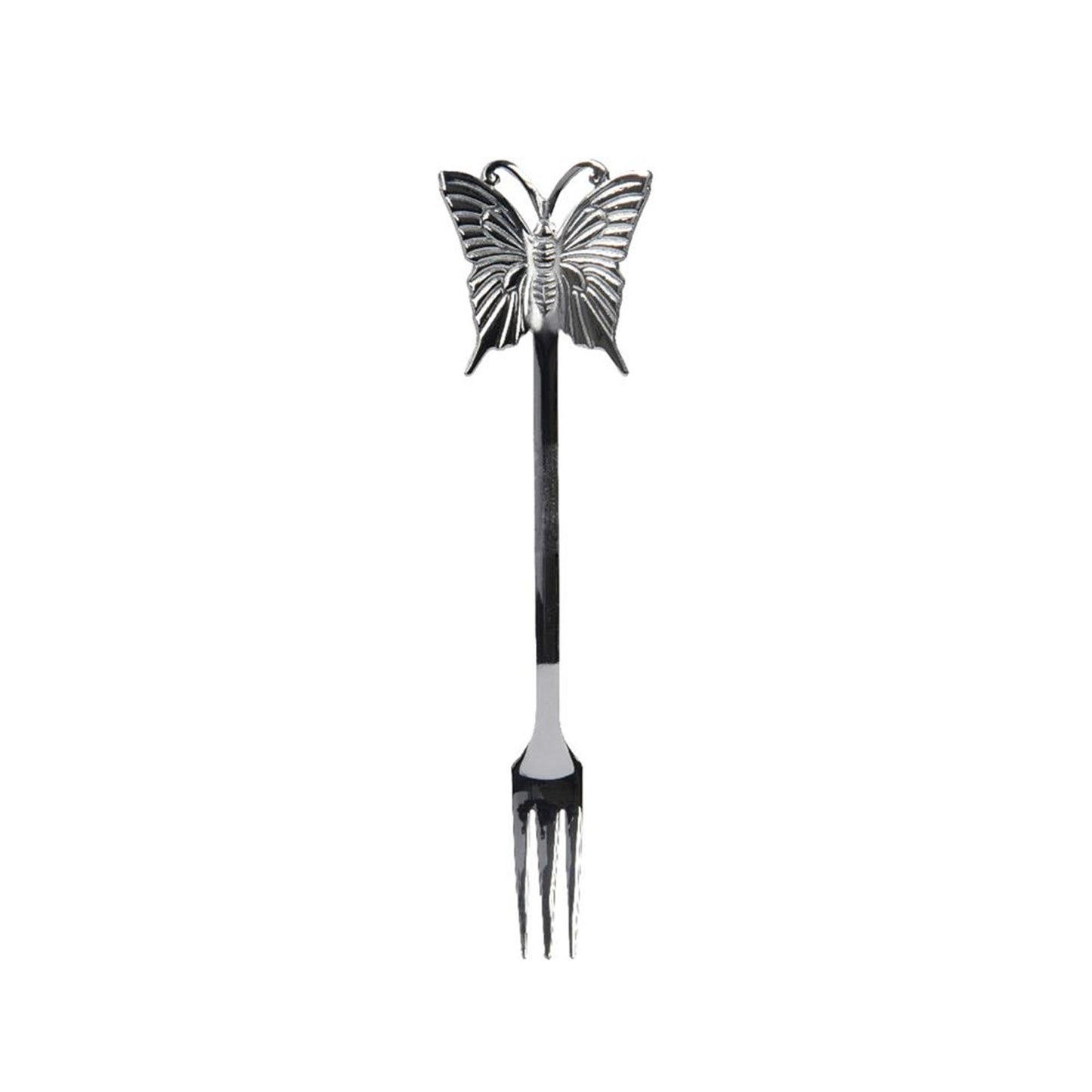 Decoris gebaksvorkset 4 delig rvs l15cm zilver