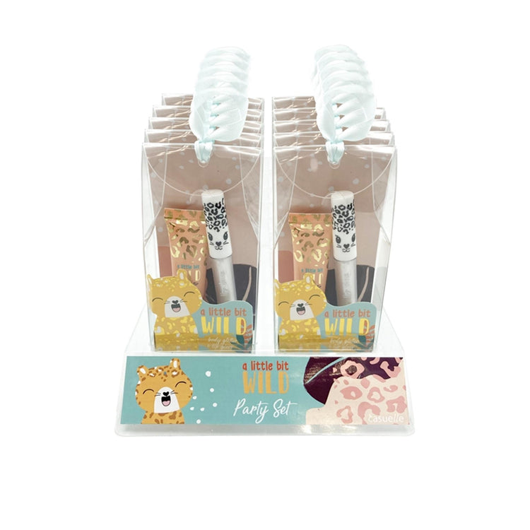 Casuelle giftset body glitter and lipgloss