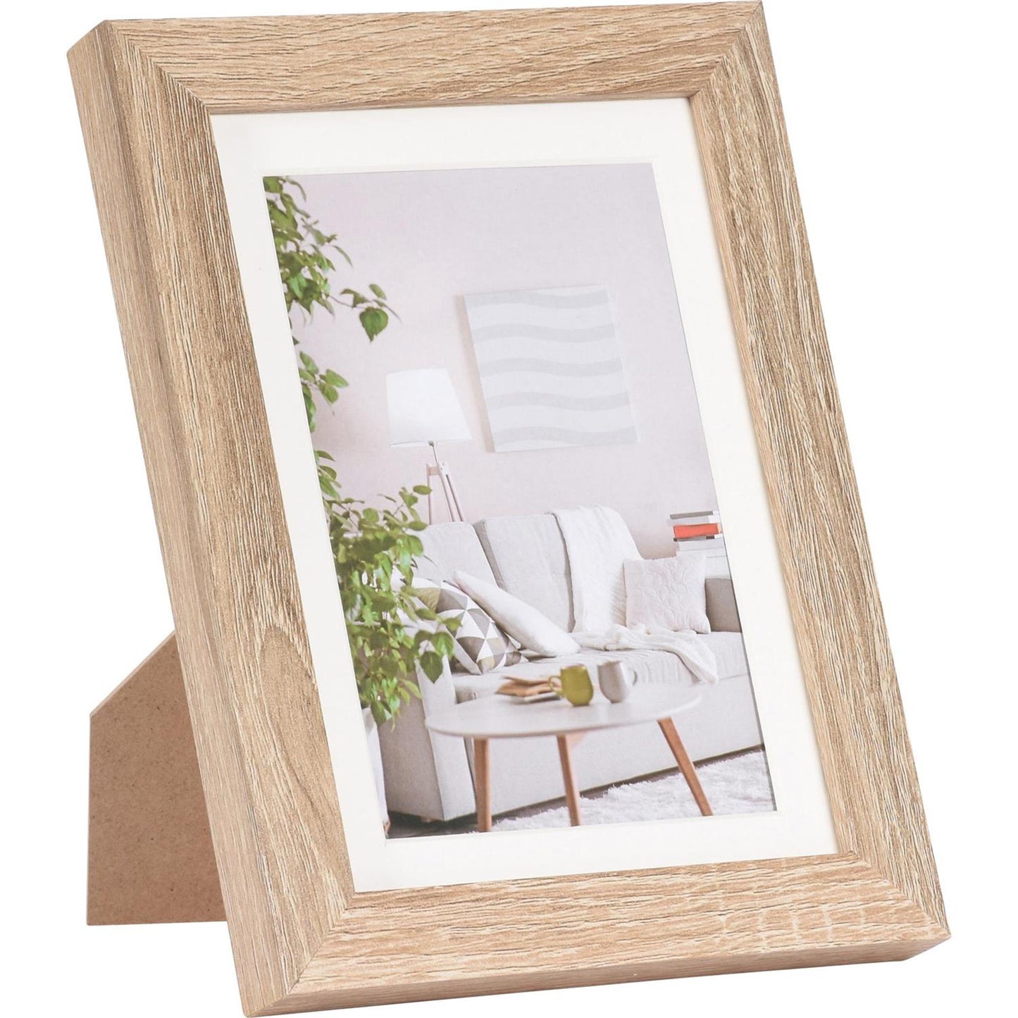 Henzo fotolijst modern 13x18cm midden bruin