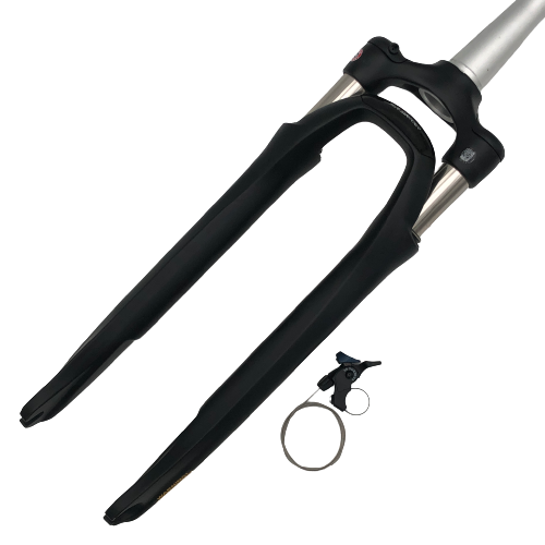 Suntour voorvork 28 sf14 ncx disc 1.5 >1-1 8 pm met remote lockout - mat zwart