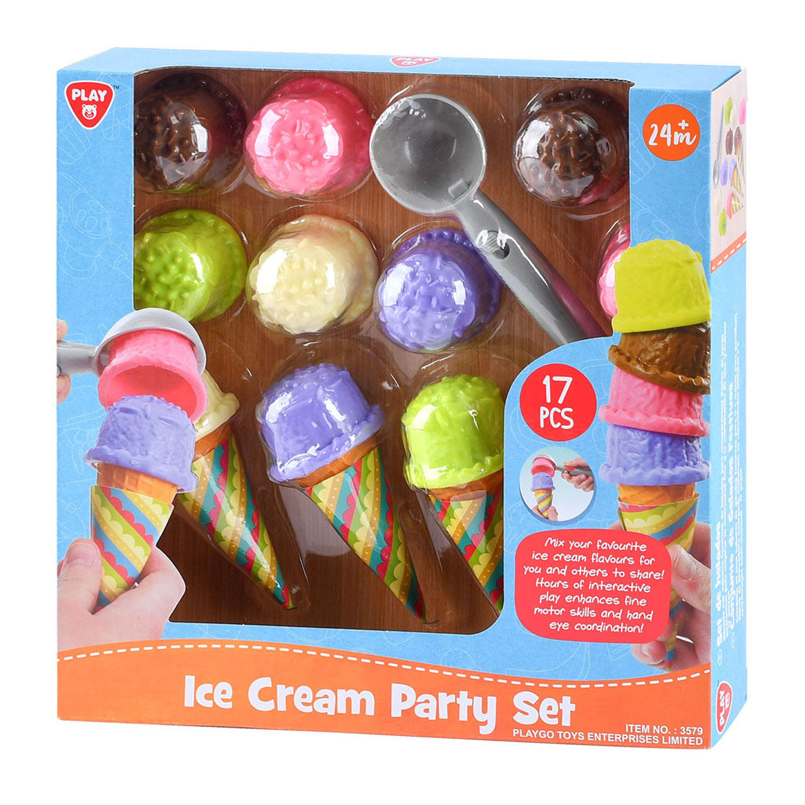 Playgo ijsjes maken speelset - 17dlg.