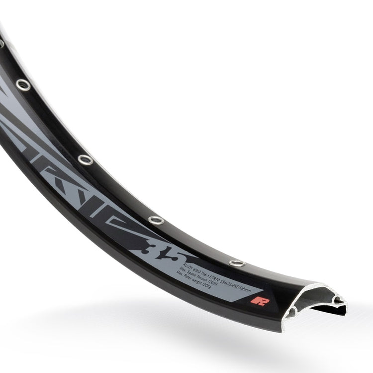Rodi velg tryp 35 28 29 622 x 35c aluminium 32 gaats disc - zwart