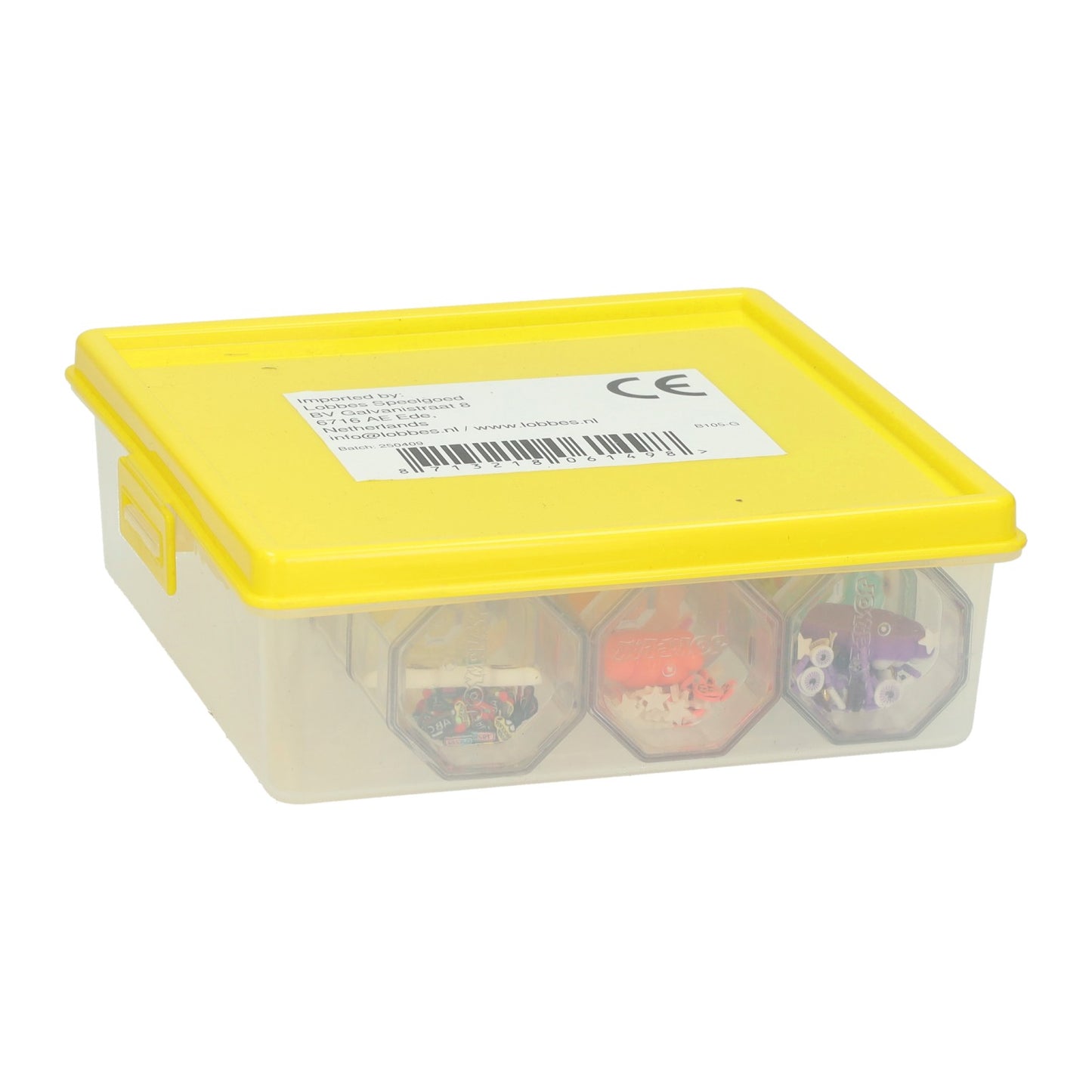 Albatros hengelsport glitter sprinkle stapelbare achthoeken - 12dlg