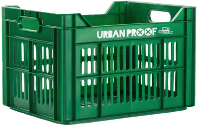 fietskrat Recycled 30 liter polypropyleen donkergroen