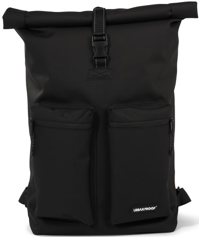 Urbanproof fietstas rolltop up recycle 20l zwart