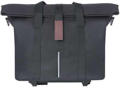 Basil fietshandtas city mik 8 - 11 liter 19 x 30 x 26 cm - zwart