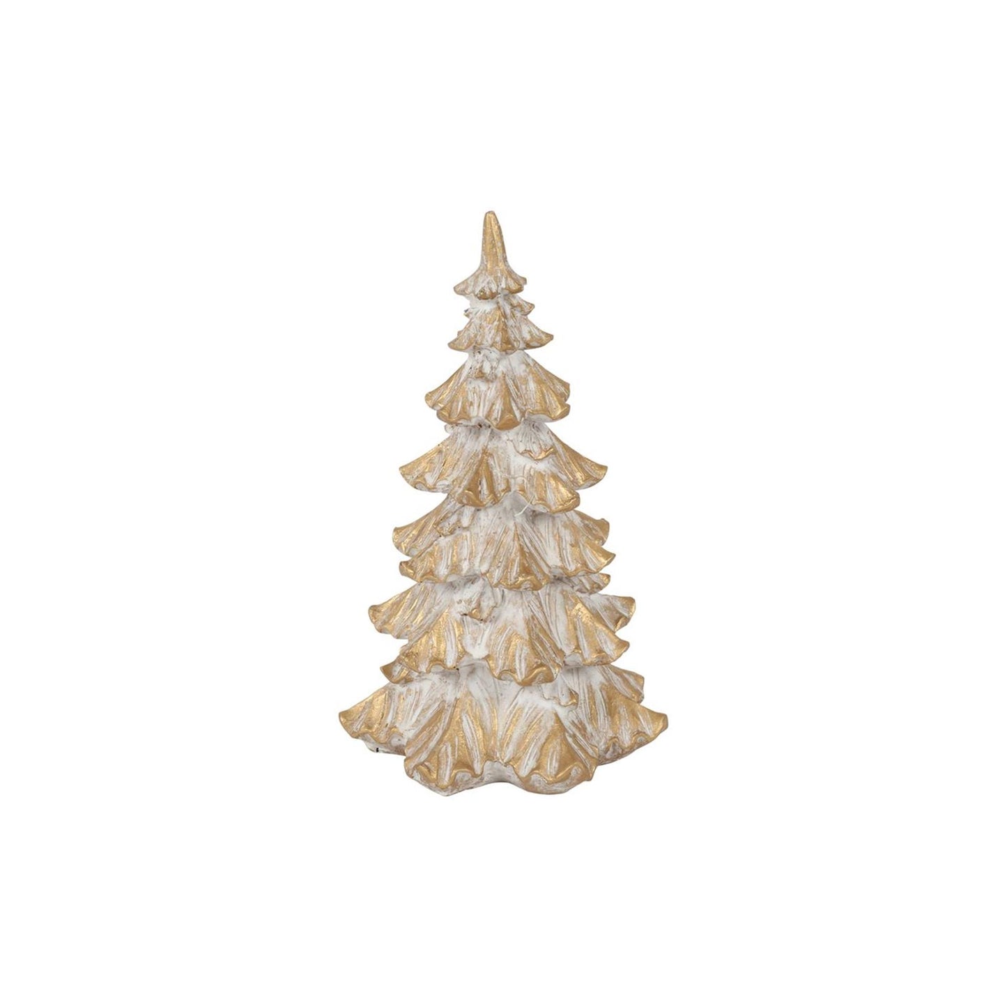 Countryfield kerstboom tabby m naturel polystone ø10xh17,5cm