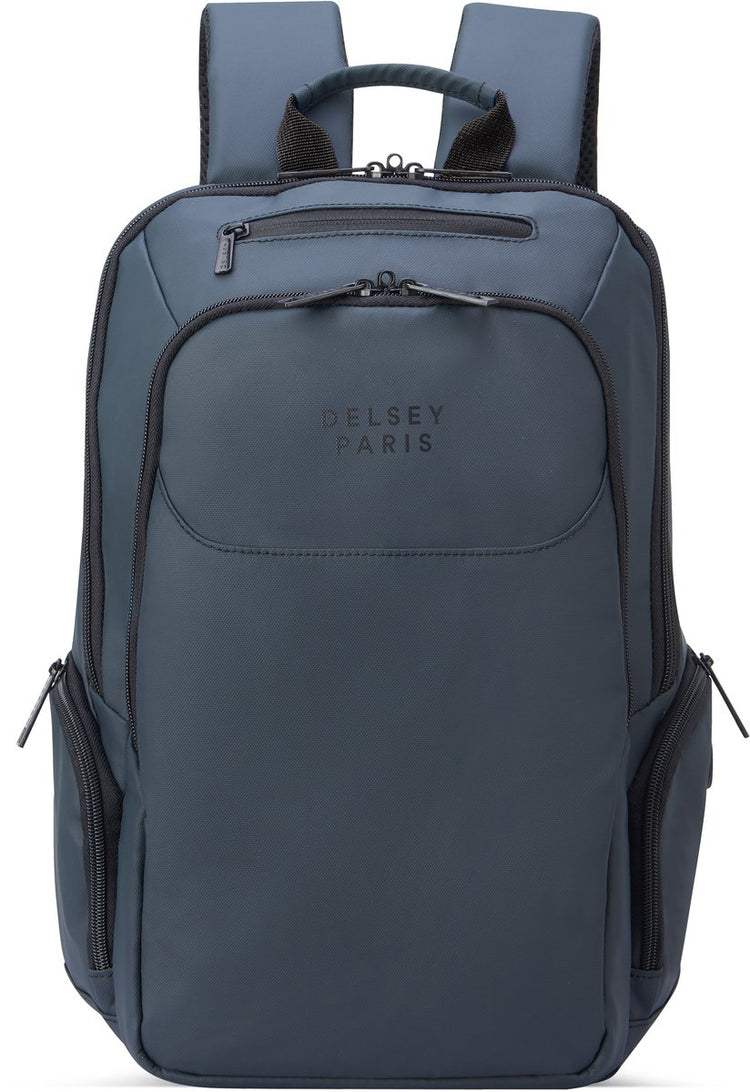 Delsey parvis plus laptop backpack - water resistant - 2 compartments - 13,3 inch - grey