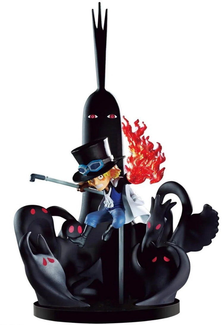 Bandai one piece - world collectable figuur - special sabo vs five elders imu