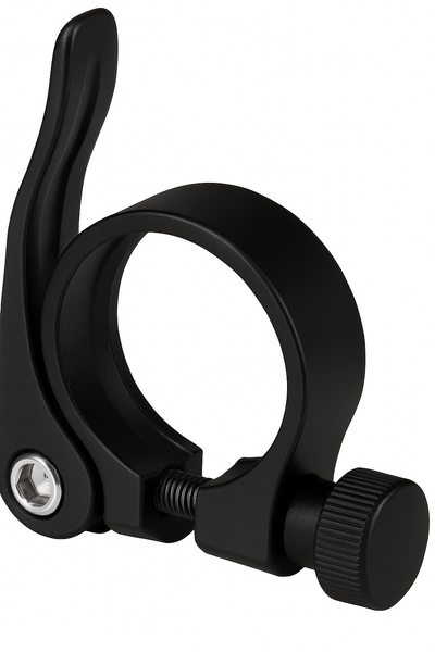 Zadelpenklem Edge ø34.9 Alu Quick-Release - zwart