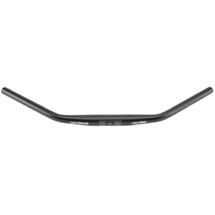 Ergotec stuur ladytown ø31.8mm x 620 mm 16 mm rise - zwart gezandstraald