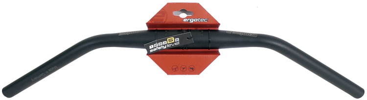 Ergotec stuur ladytown ø31.8mm x 620 mm 16 mm rise - zwart gezandstraald