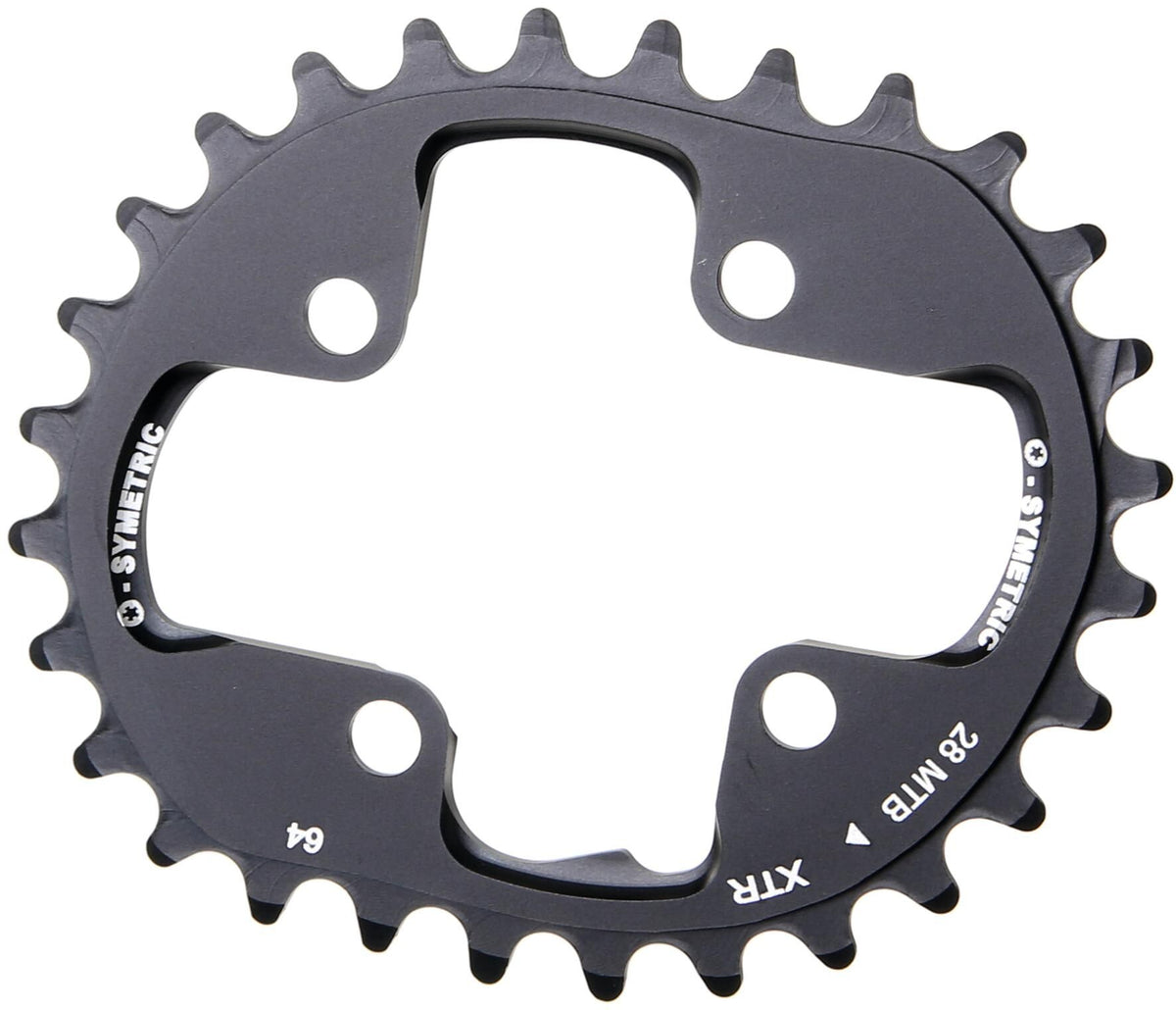 O.symetric kettingblad chain ring 28t alu black