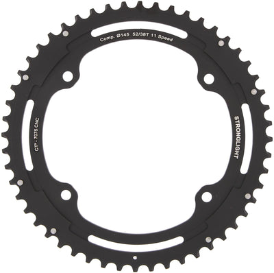 Stronglight kettingblad ct2 chain ring strongl. ct2 52t outer cer.-tefl.coat.