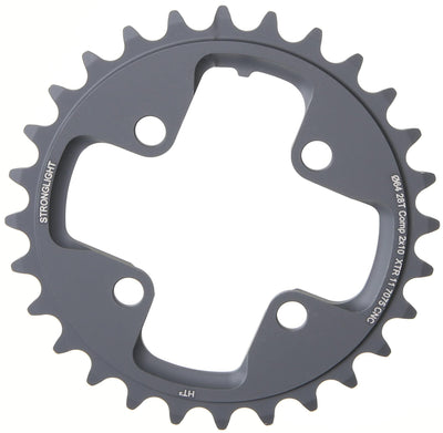 Stronglight kettingblad ht3 chain ring strongl. ht3 28t inner alu black