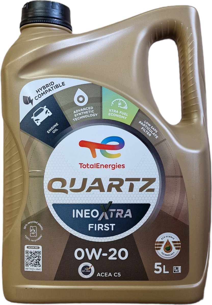Total quartz ineo xtra first 0w-20 - 5l