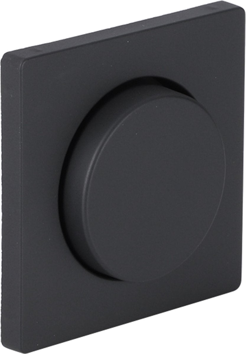 Berker q1 centraalplaat – met knop – dimmer – antraciet