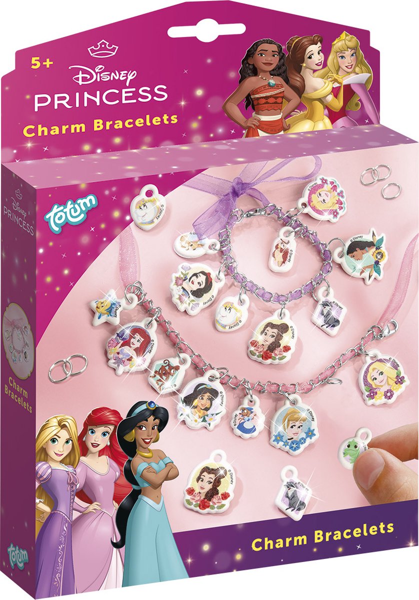 Totum disney princess - puffy bedelarmbandjes
