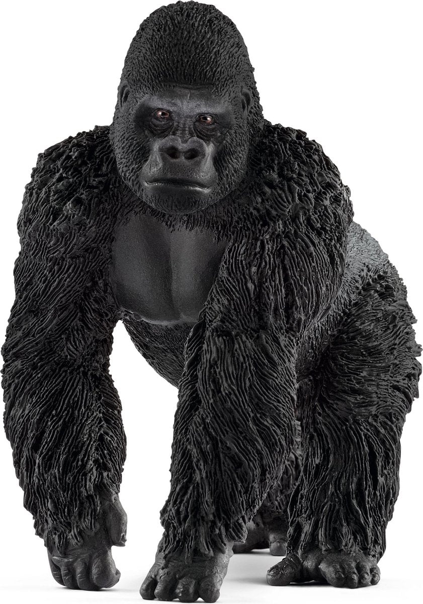 Schleich wild life - mannetjesgorilla - speelfiguur - kinderspeelgoed voor jongens en meisjes - 3 tot 8 jaar - 14770