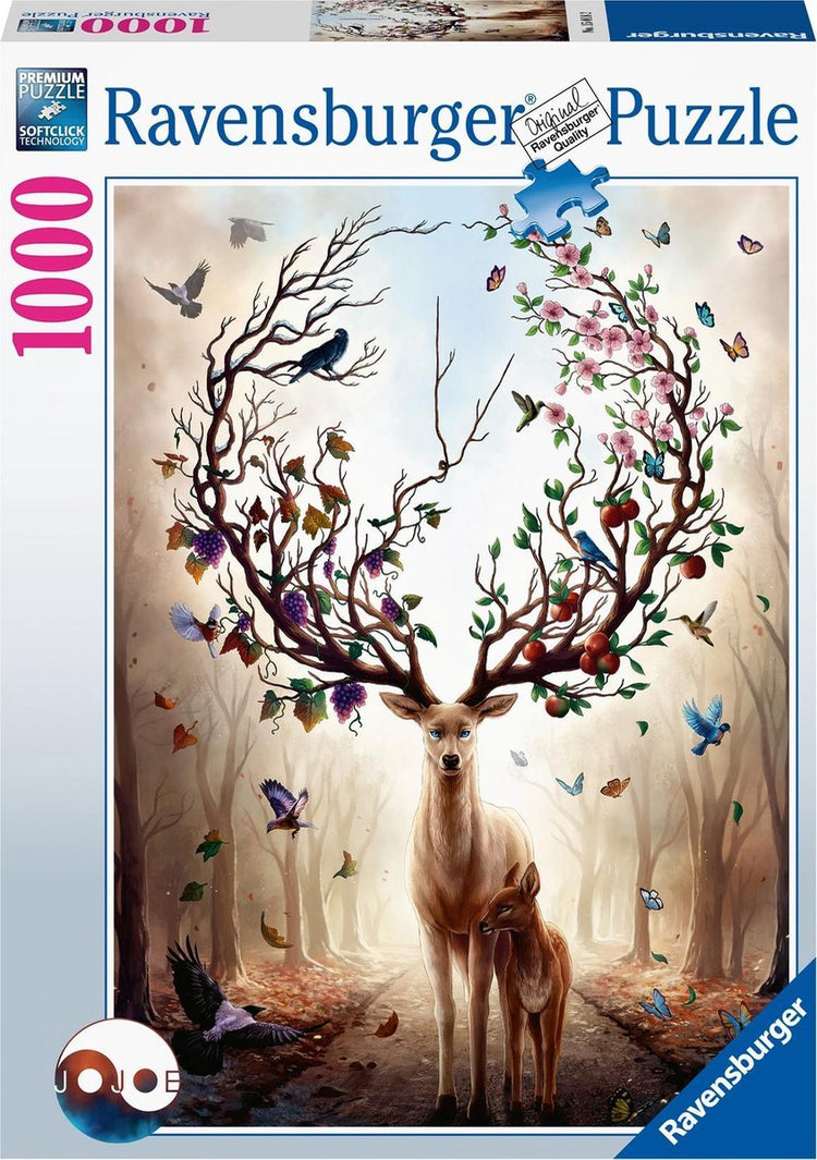 Ravensburger puzzel fantasydeer - legpuzzel - 1000 stukjes
