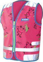 Wowow reflectievest kids comic veggie maat l roze